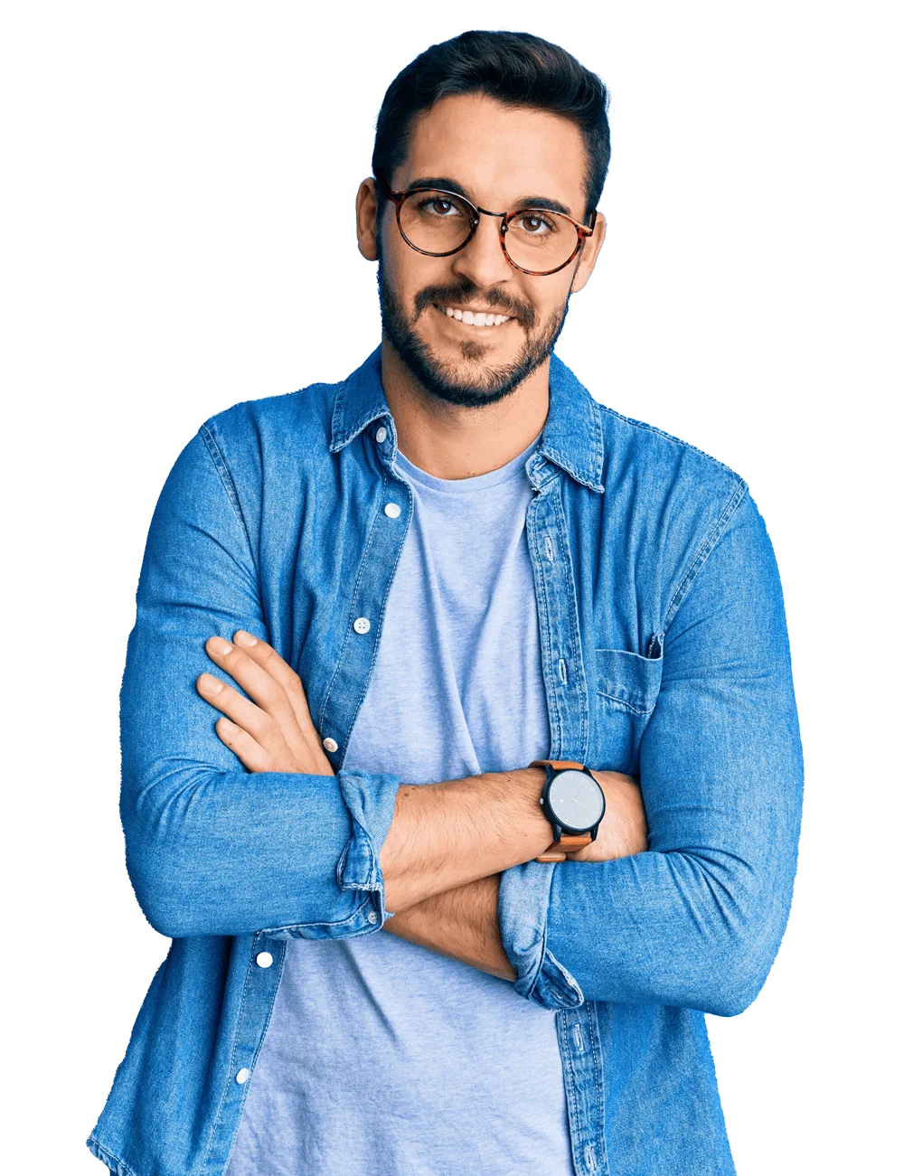 Man with glasses